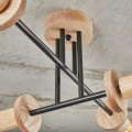 Люстра Topaz Black с деревянными элементами4